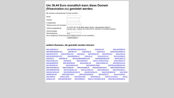 Website Screenshot: Kuster Anneliese Friseursalon Gesundheitszentrum Neue Seite 2 - rent friseursalon.cc - Date: 2023-06-22 15:16:25