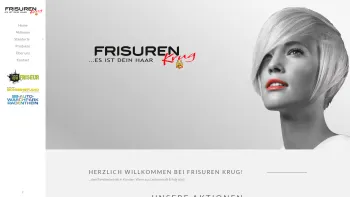 Website Screenshot: Frisuren Krug Gmbh - Frisuren Krug – Friseursalons in Klagenfurt, Spittal, Villach & Radenthein - Date: 2023-06-22 15:16:25