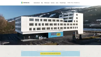 Website Screenshot: Fröschl AG & Co KG das Tiroler Bauunternehmen - Home - Fröschl - Date: 2023-06-15 16:02:34