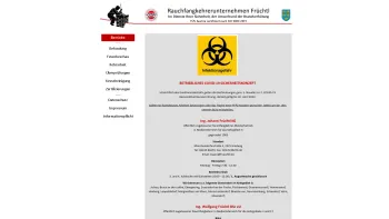 Website Screenshot: Ing. Johann Früchtl KG - Rauchfangkehrer - Date: 2023-06-14 10:40:00