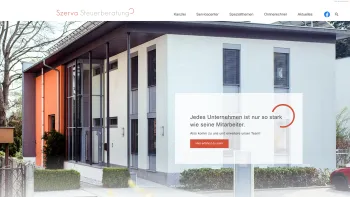 Website Screenshot: FSP Fery Szerva und Partner - Startseite » Szerva Steuerberatung GmbH & Co KG - Date: 2023-06-22 15:01:15