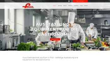 Website Screenshot: Fuco Gastro Komplettausstatter
Michael Hörtnagl GmbH - Fuco Gastrotechnik aus Rum in Tirol - Date: 2023-06-22 15:01:15