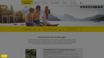 Website Screenshot: Fuschlsee Tourismus GmbH, Urlaubsregion Fuschlsee im Salzkammrgut - Urlaub am See im Salzkammergut in der Fuschlseeregion. - Date: 2023-06-22 15:15:47