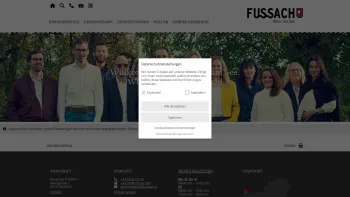Website Screenshot: Gemeindeamt Gemeinde Fussach - Startseite - Date: 2023-06-14 10:40:00
