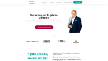 Website Screenshot: Werbeagentur Fussi GmbH - Werbeagentur für Marketing & PR - fussi.at - Date: 2023-06-15 16:02:34