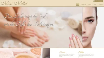 Website Screenshot: Fußpflege & Kosmetiksalon Maja - Kosmetik & Fußpflege in 1150 Wien | Kosmetik Maja - Date: 2023-06-26 10:26:19