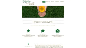 Website Screenshot: Fußpflege im Marchfeld Katharina Edinger - Home - Fußpflege im Machfeld - Date: 2023-06-22 15:11:40