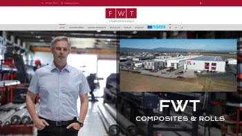 Website Screenshot: FWT Wickeltechnik - HOME | FWT Composites & Rolls - Date: 2023-06-22 15:11:40