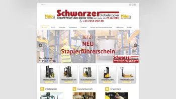 Website Screenshot: Schwarzer Gabelstapler Handel und Service Gmbh - Home Page | Schwarzer Gabelstapler - Staplerservice - Gebrauchtstapler - Mietstapler - Yale - Neustapler - Date: 2023-06-22 15:11:40
