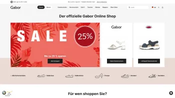 Website Screenshot: Gabor GmbH - Gabor Shoes AG | Offizieller Online-Shop für Gabor Schuhe - Date: 2023-06-15 16:02:34