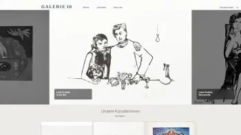 Website Screenshot: Galerie 10 M. Scheer GmbH - Home - Galerie10 - Date: 2023-06-22 15:01:20