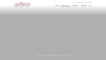 Website Screenshot: Galleria Home Interiors - Galleria Home Interiors - Lifestyle und Wohnen | Bad Ischl - Date: 2023-06-14 10:40:03