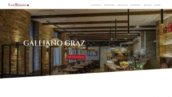 Website Screenshot: MATHI galliano ristorante caff - Ristorante | Pizzeria Galliano Graz - Date: 2023-06-22 15:01:20