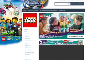 Website Screenshot: Gameshop Gameline GmbH - Grösster LEGO OnlineShop in Tirol - Gameshop Gameline.at - STARTSEITE - Date: 2023-06-15 16:02:34