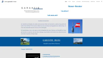 Website Screenshot: Garantie Wirtschaftstreuhandgesellschaft m.b.H. - www.garantie-wt.at - Date: 2023-06-22 15:13:31
