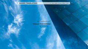 Website Screenshot: GASSER ONLINE - Gasser - beglaubigte Übersetzungen Englisch Recht Wirtschaft - Wien - Date: 2023-06-22 15:01:22