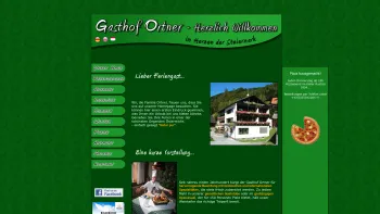 Website Screenshot: Gasthof-Pension Ortner GASTHOF-ORTNER online ** Infos unter Tel 43(0)3534/2284 e-mailgasthof.ortner@telering.at - GASTHOF-ORTNER online *** Infos unter: Tel +43(0)3534/2284 e-mail:info@gasthof-ortner.at www.gasthof-ortner.at - Date: 2023-06-14 10:40:03