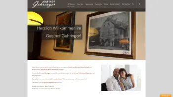 Website Screenshot: Gasthof Gehringer - Gasthof Gehringer – Der Gasthof mit Wohlfühlcharakter mitten in Graz! - Date: 2023-06-22 15:11:47