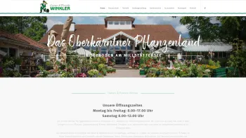 Website Screenshot: Garten & Floristik Winkler KG - Garten & Florstik Winkler – Das Oberkärntner Pflanzenland am Millstättersee - Date: 2023-06-22 15:01:28