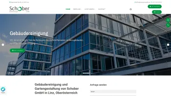 Website Screenshot: Schober GmbH - Gebäudereinigung vom Experten aus Linz - Schober GmbH - Date: 2023-06-15 16:02:34