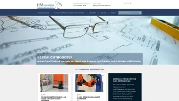 Website Screenshot: HM Haumann Robotersysteme GmbH - GEBRAUCHTROBOTER - HM Haumann Robotersysteme GmbH - Date: 2023-06-22 15:11:47