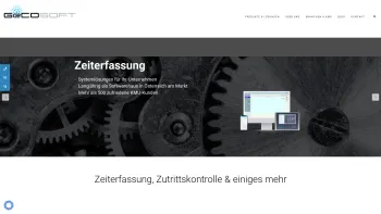 Website Screenshot: Gecosoft GmbH - Zeiterfassung & Zutrittskontrolle | GeCOSOFT Österreich - Date: 2023-06-15 16:02:34