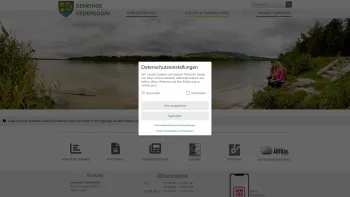 Website Screenshot: Gemeindeamt Gedersdorf Online - Gedersdorf online - Startseite - Date: 2023-06-22 15:15:47