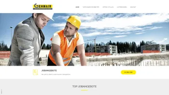 Website Screenshot: Gehmair Personalbereitstellung GmbH - Gehmair Personalbereitstellung - verfügbare Mitarbeiter und Jobs in ganz Österreich - Date: 2023-06-22 15:15:47