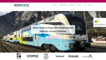 Website Screenshot: Gekko - GEKKO it-solutions - der zuverlässige IT-Spezialist an Ihrer Seite - GEKKO - Ihr starker IT-Partner aus Wien! - Date: 2023-06-22 15:15:48