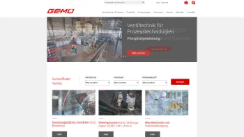 Website Screenshot: GEMÜ Austria - GEMÜ Ventil-, Mess- und Regelsysteme für Fluide - Date: 2023-06-22 15:01:32