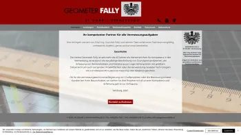 Website Screenshot: Geometer Fally - Geometer Fally ZT GmbH | Vermessung | Salzburg | 3D Laserscan | Kataster - Date: 2023-06-22 15:01:32
