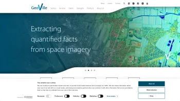 Website Screenshot: GeoVille GmbH remote sensing and GIS products and services - GeoVille: GeoVille Information Systems and Data Processing GmbH - Date: 2023-06-22 15:01:32