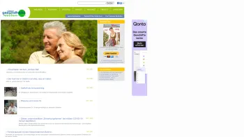 Website Screenshot: Redaktion Das Grüne Haus Dieter bei Adobe GoLive 6 - gesundheitswelten | Home - Date: 2023-06-22 15:01:36