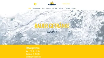 Website Screenshot: Franz Bauer getraenke bauer - Franz Bauer GmbH | Ihr Getränkelieferant aus Gloggnitz - Date: 2023-06-22 15:01:36