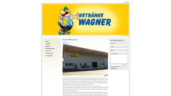 Website Screenshot: Gabriele **getraenke wagner*** - Home - Getränke Wagner - Date: 2023-06-15 16:02:34