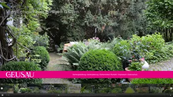 Website Screenshot: Geusau Gartenplanung - Gartenanlage - Gartenmöbel - Geusau - Gartengestaltung - Date: 2023-06-22 15:01:36