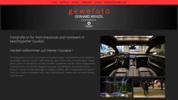 Website Screenshot: gewefoto Gerhard Wenzel - gewefoto - Fotograf Gerhard Wenzel, aus Wels, O.Ö. - Date: 2023-06-15 16:02:34