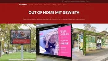 Website Screenshot: Gewista-Werbegesellschaft GEWISTA URBAN MEDIA - Homepage | Gewista - Date: 2023-06-22 15:01:36