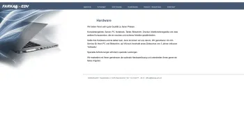 Website Screenshot: Farkas-EDV - Günter Farkas Informations-Systeme - Hardware Einkauf bei FARKAS - EDV - Date: 2023-06-22 15:11:52