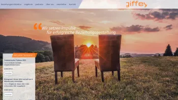 Website Screenshot: giffey impulse fuer erfolgreiche beziehungen - Giffey Impulse | für erfolgreiche Beziehungen - Date: 2023-06-22 15:13:38