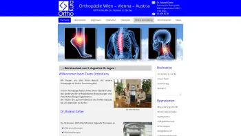 Website Screenshot: bei Dr. Roland G. Girtler - Ihr Orthopäde in Wien: Dr. Roland Girtler - Ordination ORTHOKURA - Date: 2023-06-22 15:13:38