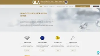 Website Screenshot: Gemmologisches Labor Austria GmbH - Gemmologisches Labor Austria in Wien - Date: 2023-06-14 10:40:10