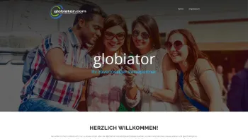 Website Screenshot: Globiator.com Reisebüro & Veranstalter - Globiator – Ihr zuverlässiger Reisepartner - Date: 2023-06-22 15:11:56