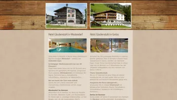 Website Screenshot: Hotel-Restaurant Glockenstuhl GmbH Co. Contenido - 4-Sterne Familienhotel in Westendorf und Gerlos - 4 Sterne Hotel in Westendorf / Tirol - Date: 2023-06-22 15:11:56