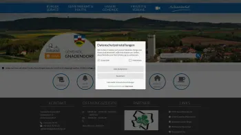 Website Screenshot: Gemeindeamt Gnadendorf RiS-Kommunal - Gnadendorf - GEM2GO WEB - Startseite - Date: 2023-06-14 10:40:12