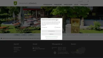 Website Screenshot: Gemeindeamt Göming RiS-Kommunal - Gemeinde Göming - Startseite - Date: 2023-06-22 15:01:45