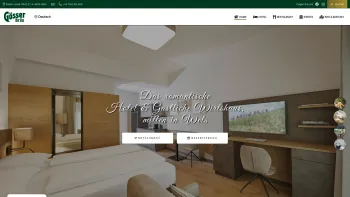 Website Screenshot: Hans-Jörg Gösser-Bräueromantisches Hotel mit traditioneller Küche - Hotel und Restaurant - Gösser Bräu in Wels - Oberösterreich - Date: 2023-06-22 15:01:45