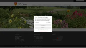 Website Screenshot: GEMEINDE GOLDEGG - Goldegg - Startseite - Date: 2023-06-14 10:40:15