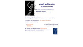 Website Screenshot: MUSIK-GOLDGRUBER Musik Goldgruber - musik-goldgruber || Notenservice in Ihrer Nähe - Date: 2023-06-15 16:02:34