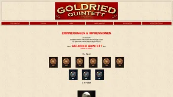 Website Screenshot: Goldried-Quintett Roland temporaerer Link - Neue Seite 1 - Date: 2023-06-14 10:40:15